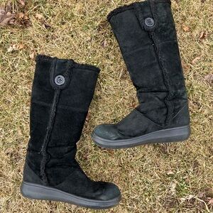 Rocket Dog Well Worn & Fragrant Y2K Dirty Black Women’s Winter Boots Sz. 8